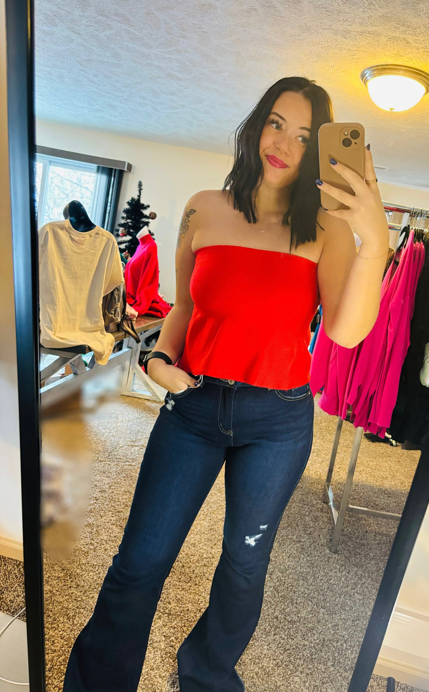 Yanni Strapless Top