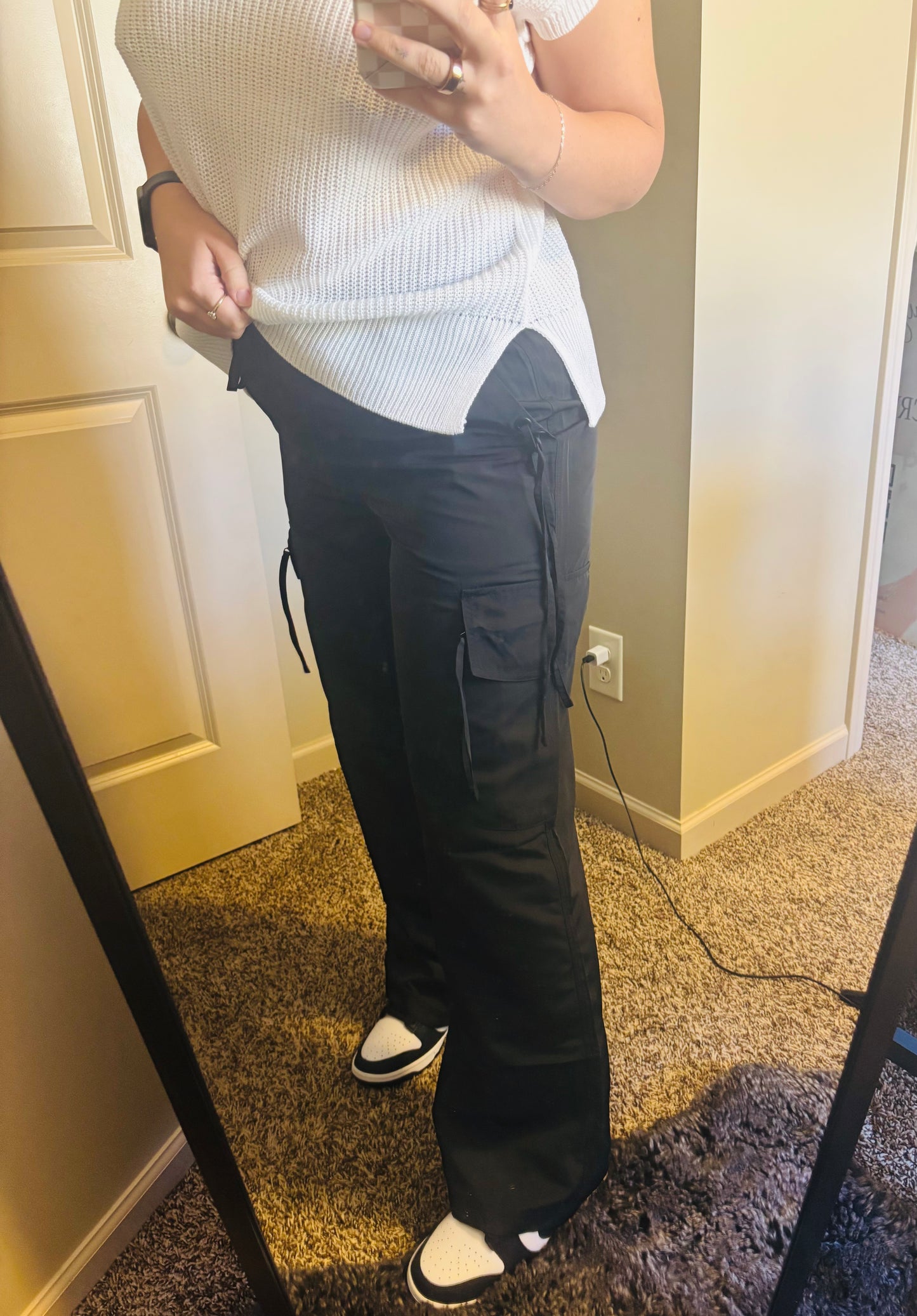 Black Cargo Pants