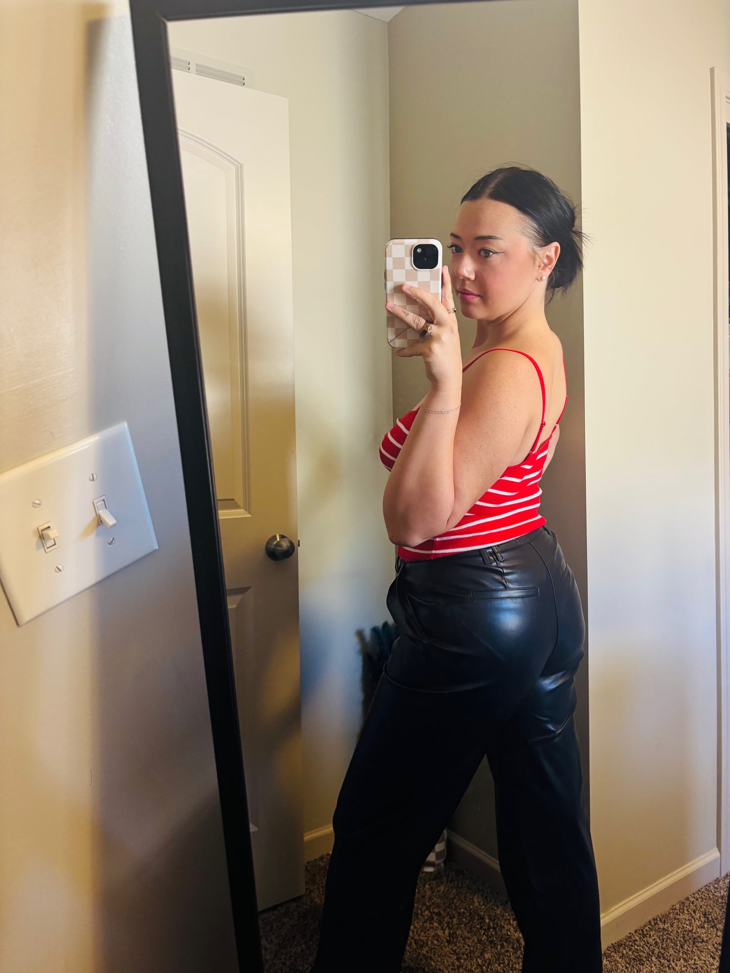 Jade Faux Leather Pants
