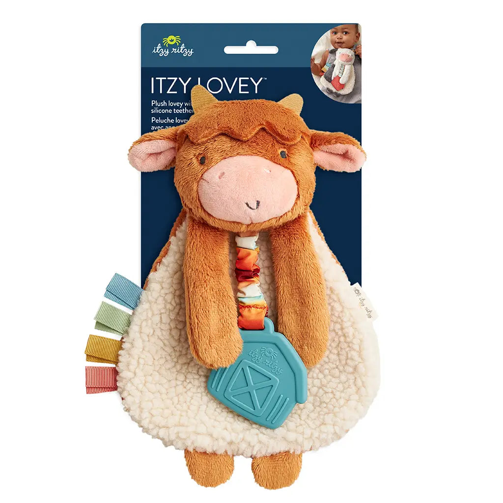 Highland Cow Itzy Friends Lovey Plush