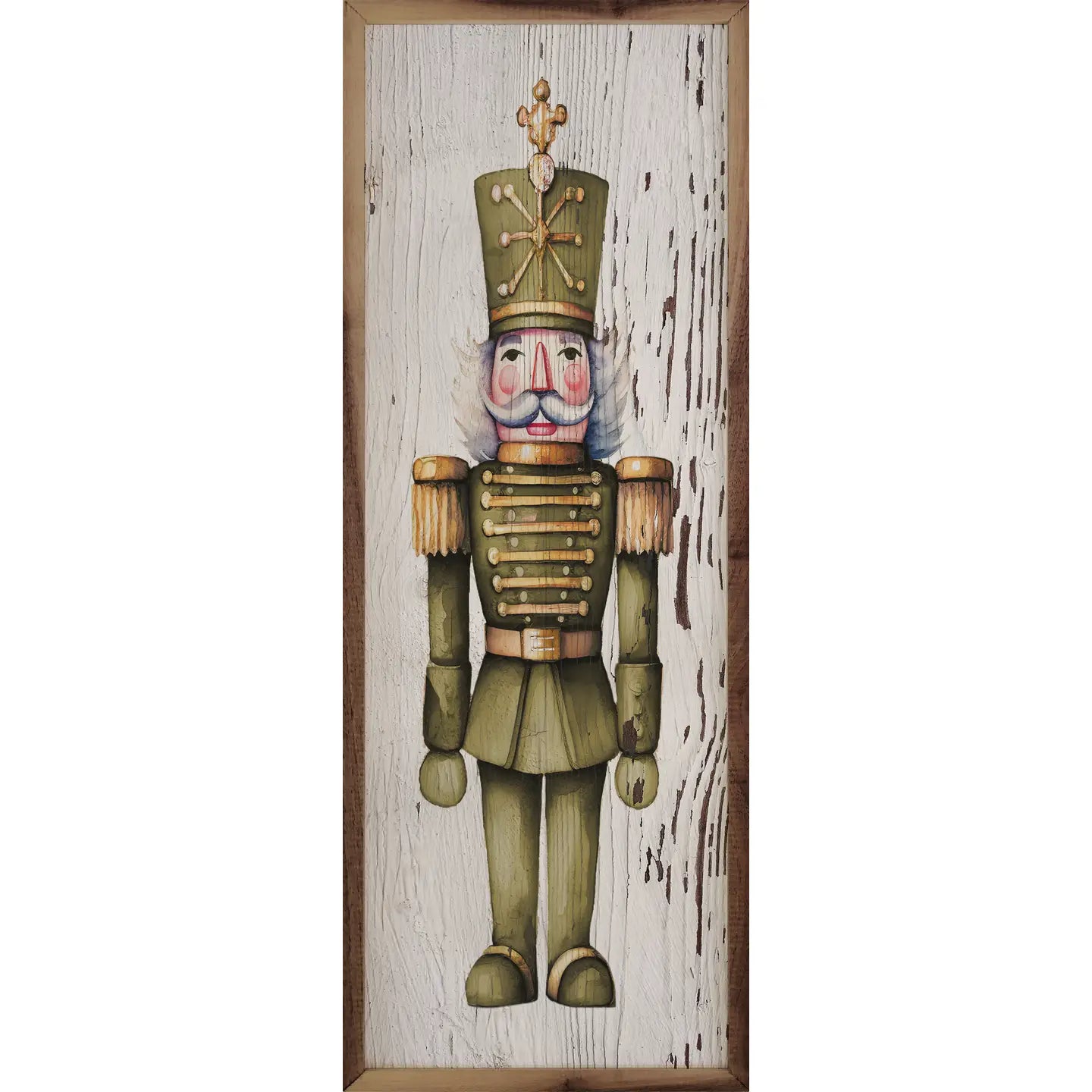 Green Nutcracker Canvas