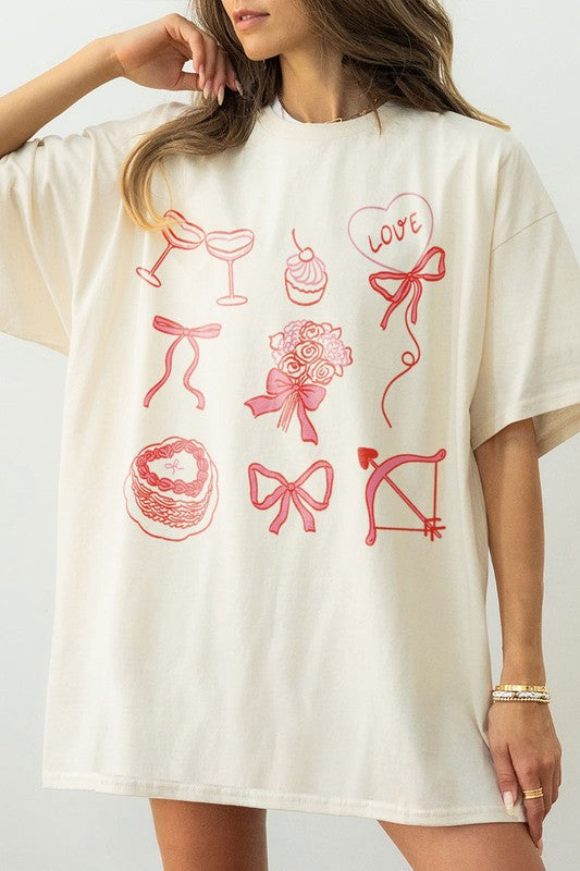 Retro Valentine’s Comfort Colors Tee